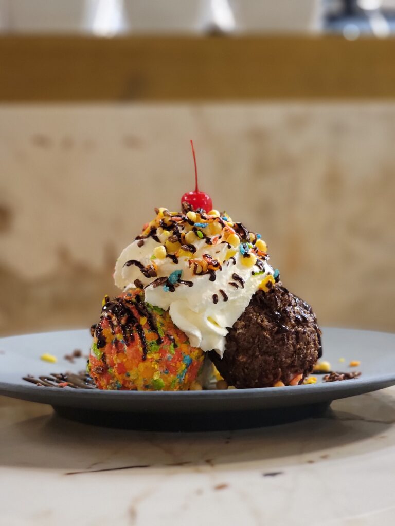 Fletcher's Ice Cream Ice Cream for Breakfast Cereal Sundae